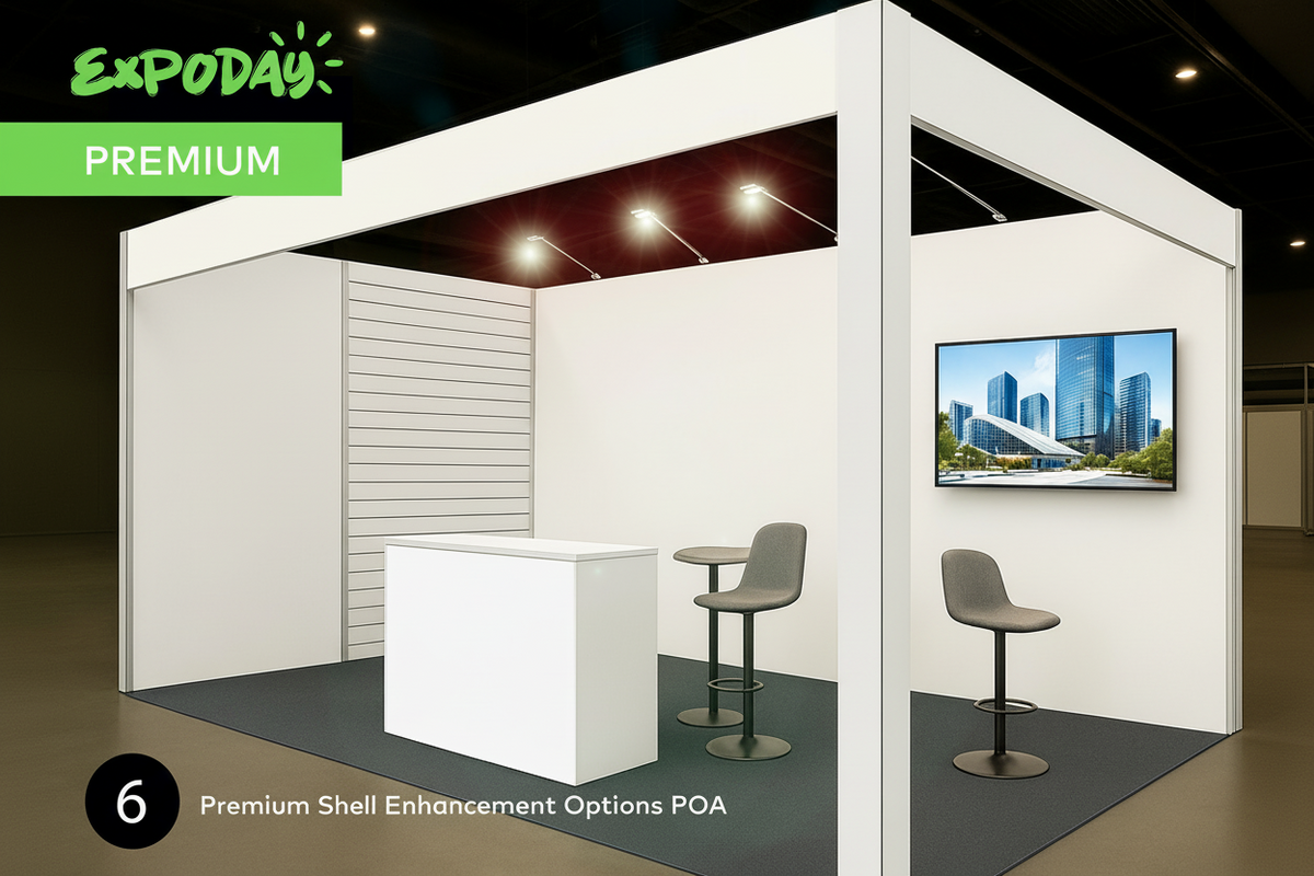 Cladding Shell Scheme PREMIUM Shell Scheme Enhancement Upgrade Options – ExpoDay