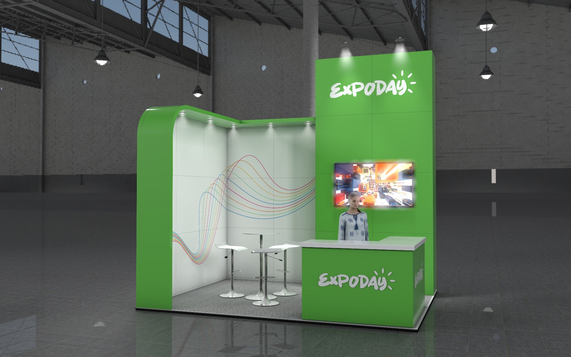 BADGER 1 BEMATRIX EXHIBITION STAND