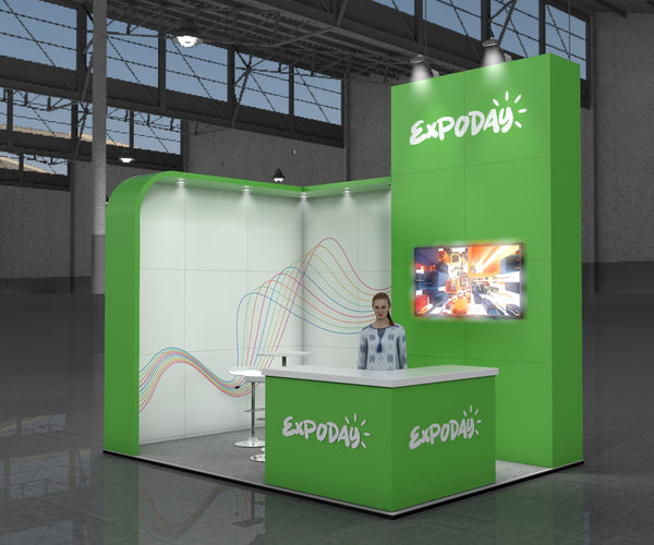 BADGER 1 BEMATRIX EXHIBITION STAND HIRE
