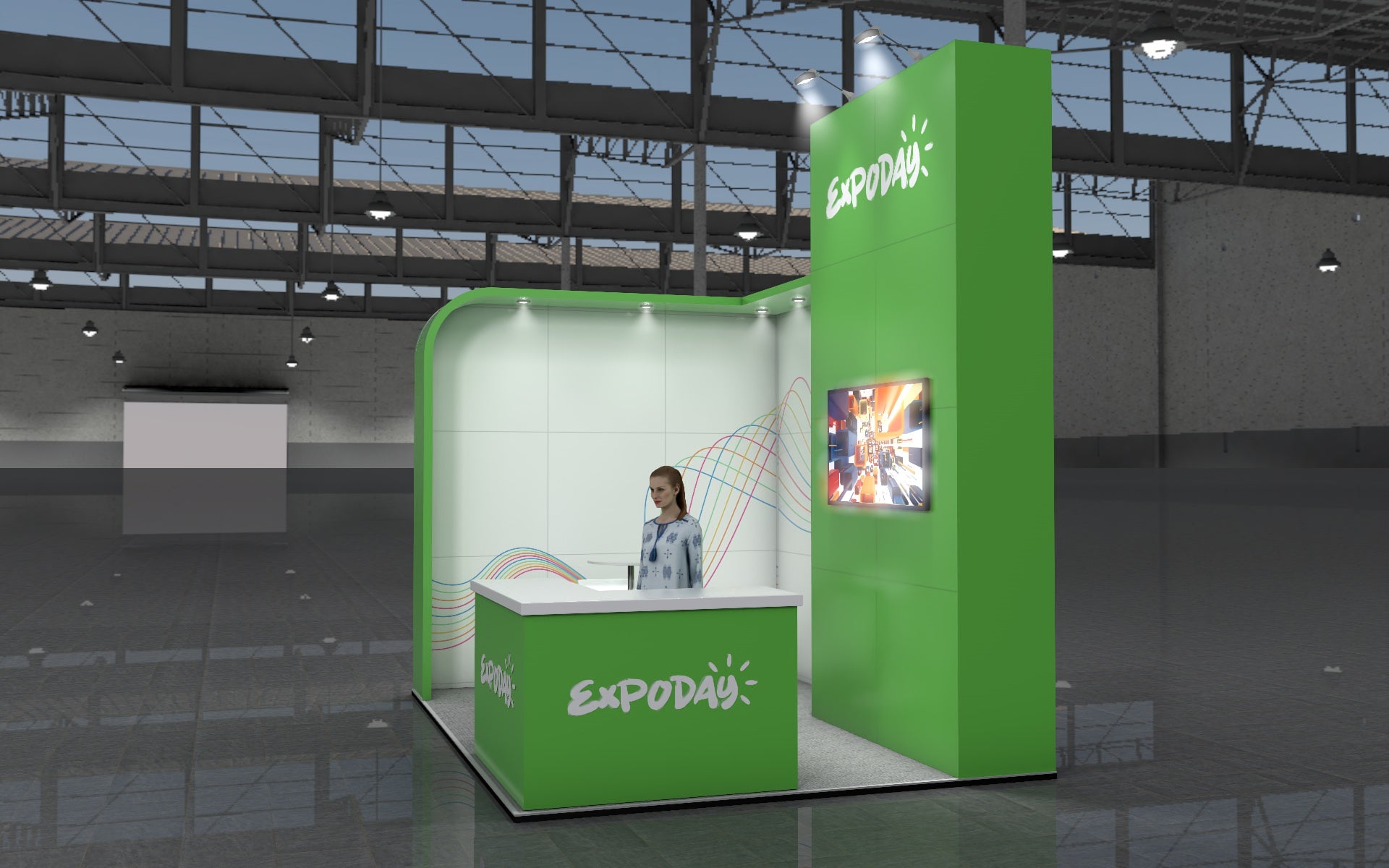 BADGER 1 BEMATRIX EXHIBITION STAND