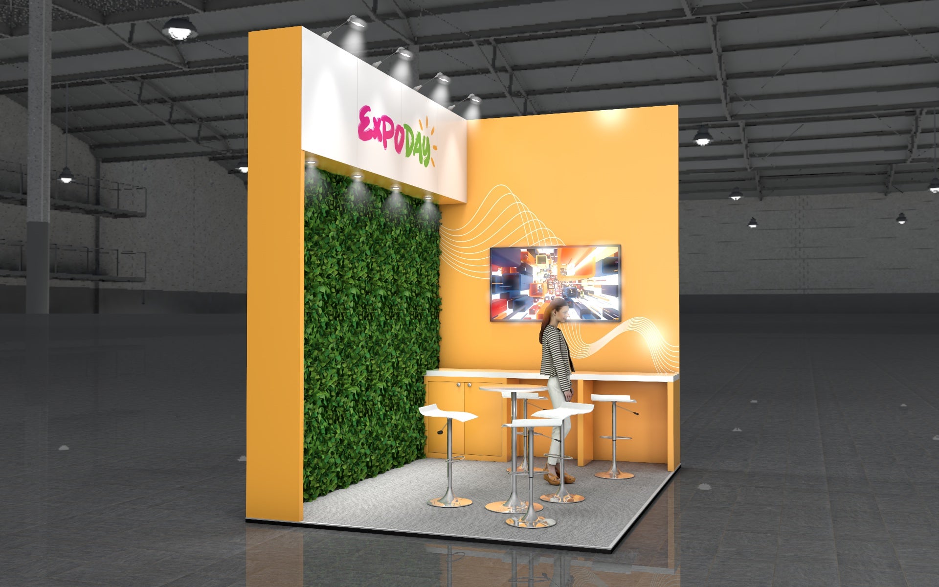 NIGHTINGALE 1 BEMATRIX EXHIBITION STAND HIRE