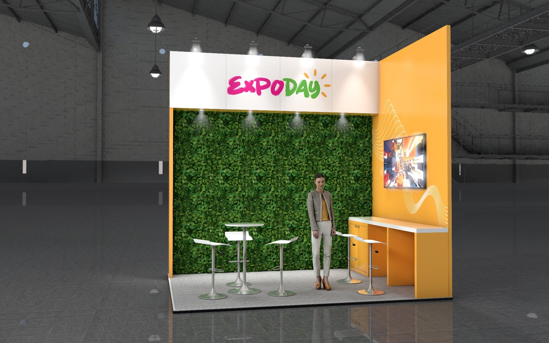 NIGHTINGALE 1 BEMATRIX EXHIBITION STAND HIRE