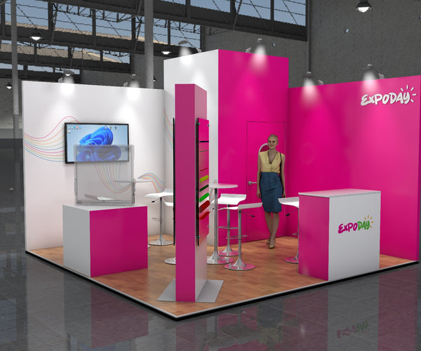 PEACOCK 1 BEMATRIX EXHIBITION STAND HIRE