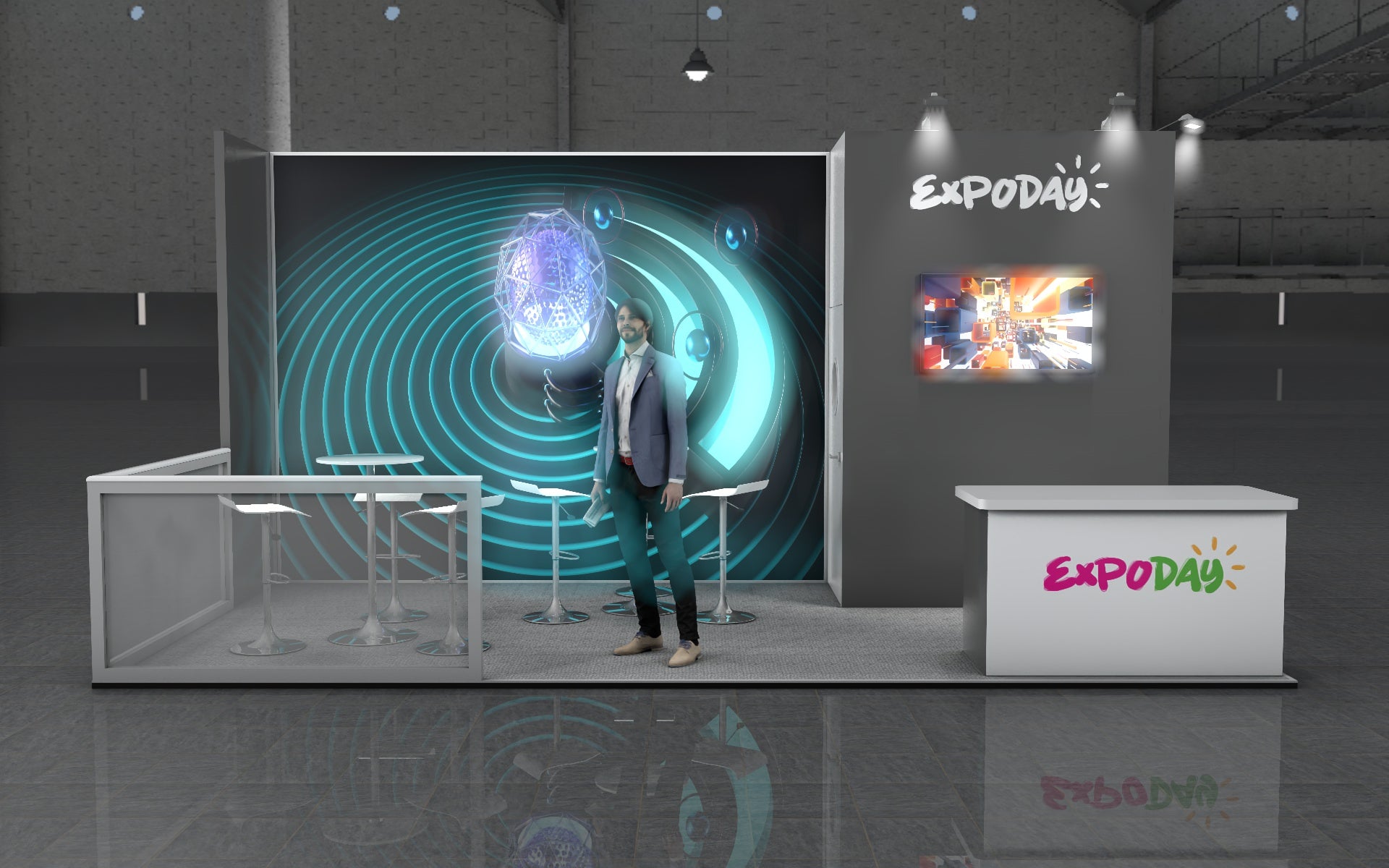 VALE 1 BEMATRIX EXHIBITION STAND HIRE