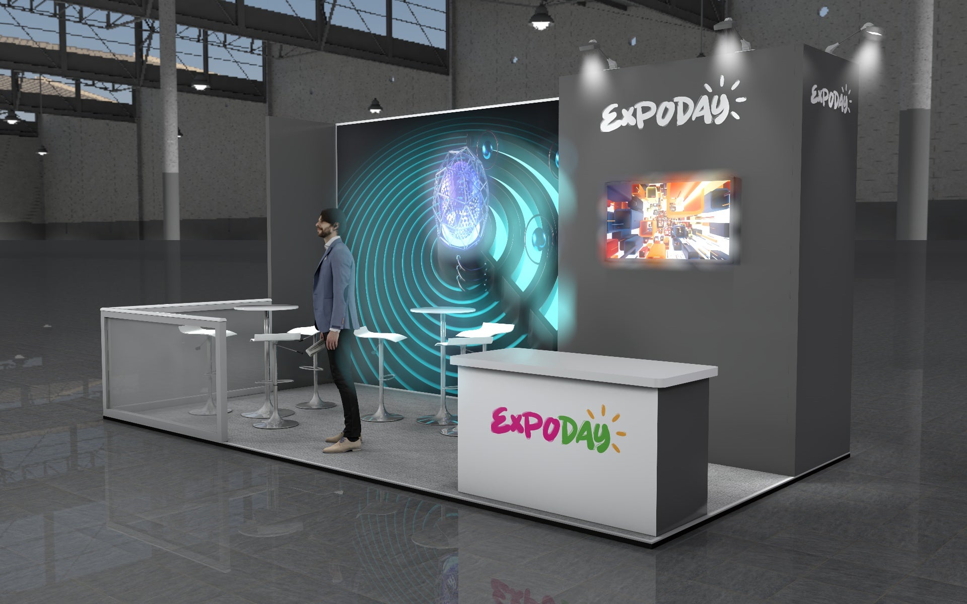 VALE 1 BEMATRIX EXHIBITION STAND HIRE