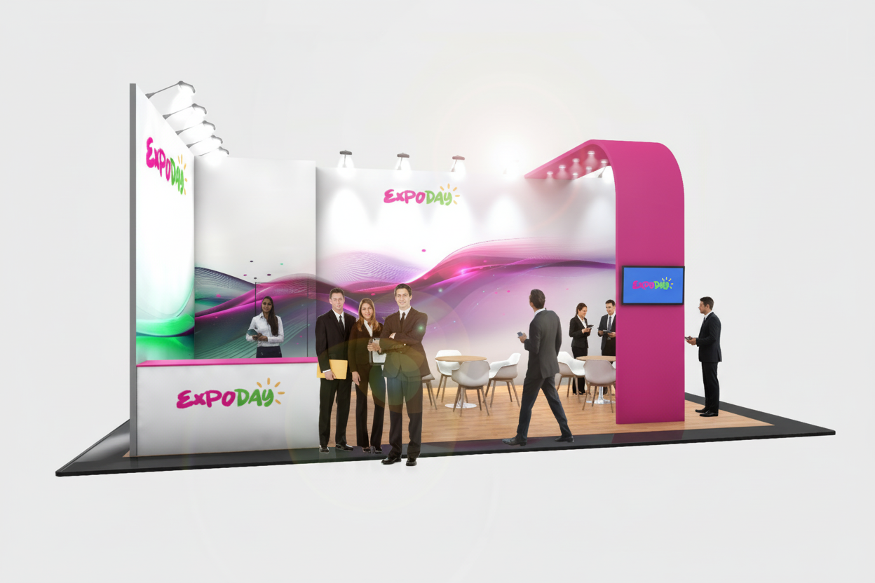 Ready-To-Go Exhibition Stand Packages ExpoDay full uk installation, design and project management