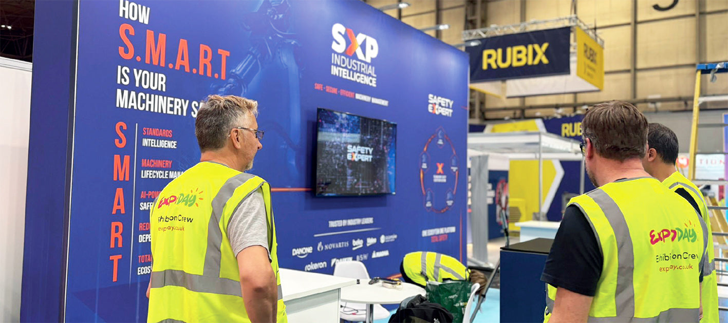 ExpoDay onsite exhibition stand booth installation team NEC